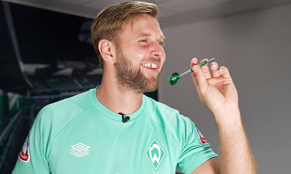 Niclas Füllkrug im Darts Interview zum Jahresabschluss SV Werder Bremen