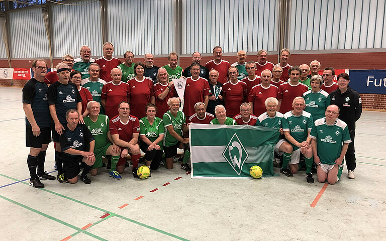 Tolles Jahr 2018 für Werders Walking Football-Team