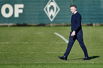 Frank Baumann on the training ground.