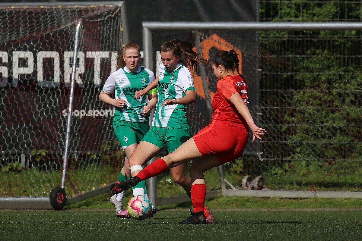 Spielszene von der U15 gegen Eimsbüttel