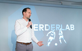 Nico Hruby wirkte unter anderem beim globalen Startup-Wettbewerb "Werderlab" mit.