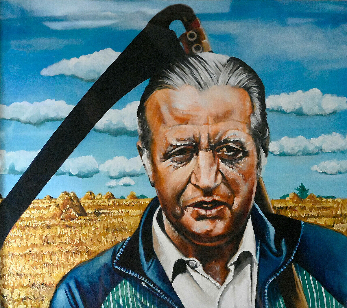 Gemaltes Portrait von Richard Ackerschott