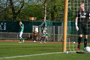 Leon Opitz beim Torjubel