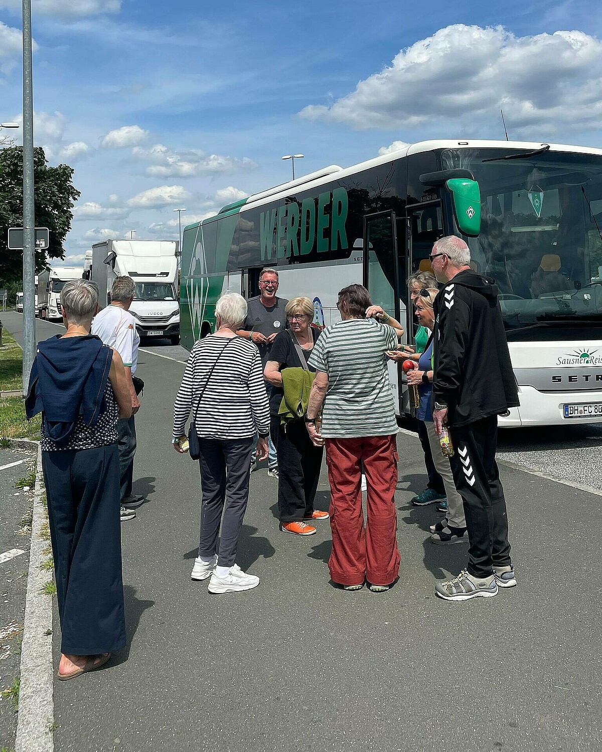 Werder-Mitglieder von 60plus auf dem Weg ins Zillertal