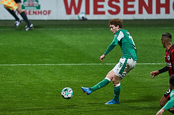 Josh Sargent im Spiel gegen Eintracht Frankfurt.