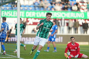 Kasper after scoring. 