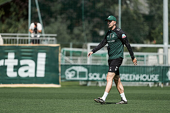 Ole Werner im Trainingslager. 