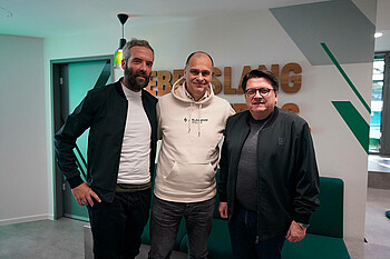 Der neue Stiftungs-Vorstand: v.r.n.l. Hubertus Hess-Grunewald, Klaus Filbry und Henrik Oesau (Foto: W.DE).