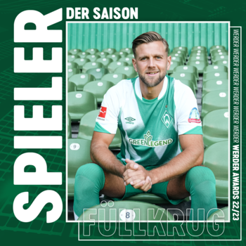 Niclas Füllkrug ist der Werder-Spieler der Saison. 