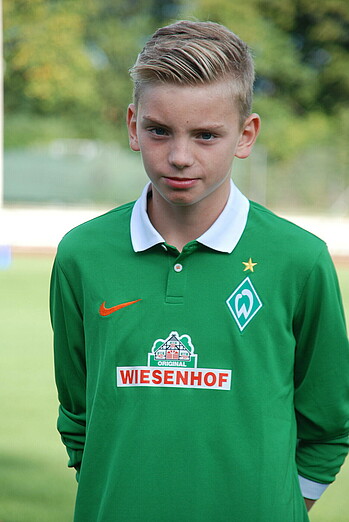 Nick Woltemade als junger Spieler bei Werder. 