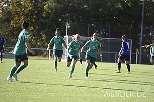 Beim 3:2-Auswärtssieg in Bielefeld schoss sie die Grün-Weißen mit einem Dreierpack allein zum Sieg.