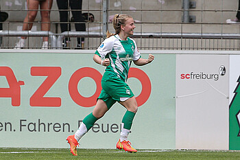 Ricarda Walkling beim Jubellauf.