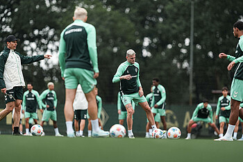 Marvin Ducksch auf dem Trainingsplatz. 