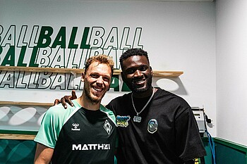 Senne Lynen und Victor Boniface zusammen auf einem Bild