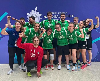 Die Mannschaft von Werder bei den Special Olympics World Games