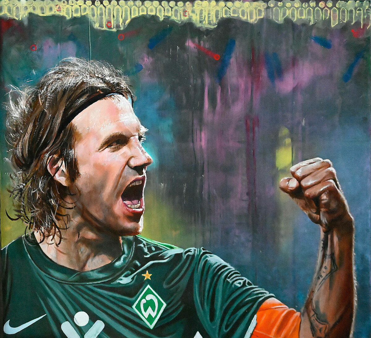 Ein gemaltes Bild von Torsten Frings