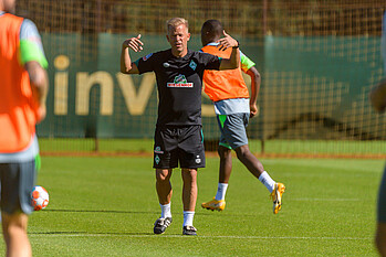 Markus Anfang on the SVW training pitch.
