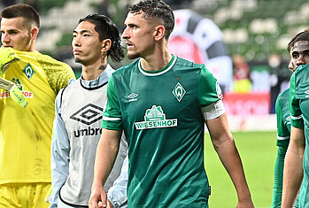 Milos Veljkovic nach dem Spiel gegen den HSV. 