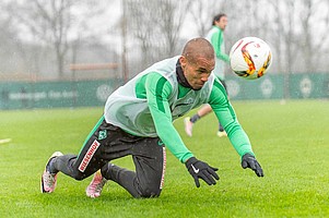 Mit Köpfchen: Seit seiner Ankunft bei Werder hat kein anderer Verteidiger in der Bundesliga mehr Kopfballtore erzielt als der Tscheche (Foto: nordphoto).