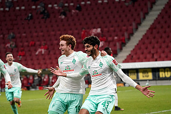 Gegen Mainz 05 erzielte Eren Dinkci dein erstes Bundesliga-Tor