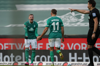 Sorgten auch gegen Düsseldorf wieder für Werder-Jubel: Niclas Füllkrug und Marvin Ducksch