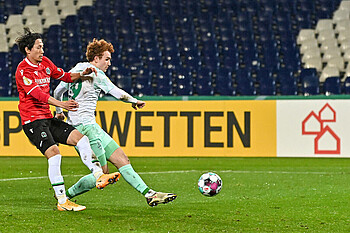 Josh Sargent im Spiel gegen Hannover 96.