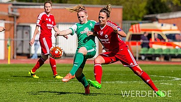 Bis zu ihrem ersten Treffer in der höchsten Spielklasse dauerte es: Am 17.04.2016 traf sie zum 1:0-Erfolg gegen den SC Sand.