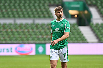 Niclas Füllkrug im Spiel gegen den Vfl Wolfsburg.