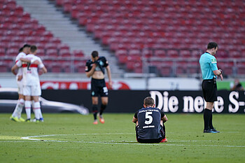 Ludwig Augustinsson beim Spiel gegen den VfB Stuttgart 