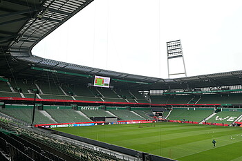 Blick ins Weserstadion