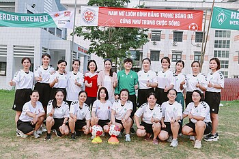 A group photo with the workshop's participants. 