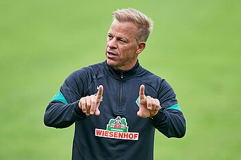 Markus Anfang during training.