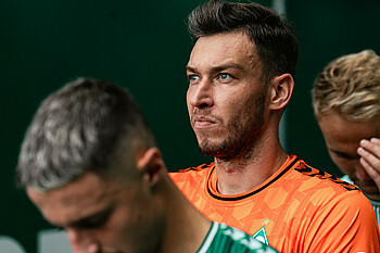 Jiri Pavlenka in the tunnel.