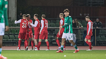 Der TSV Havelse jubelt.