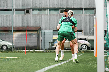 Milos Veljkovic in individual training with Weiser