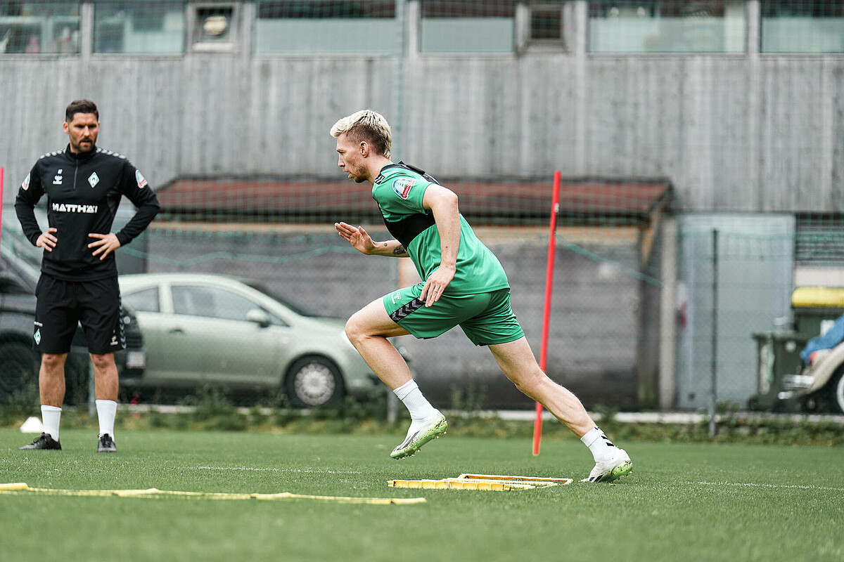 Mitchell Weiser bei seinem individuellen Programm. 