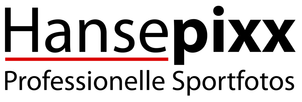 Das Logo von hansepixx Sportfotos.