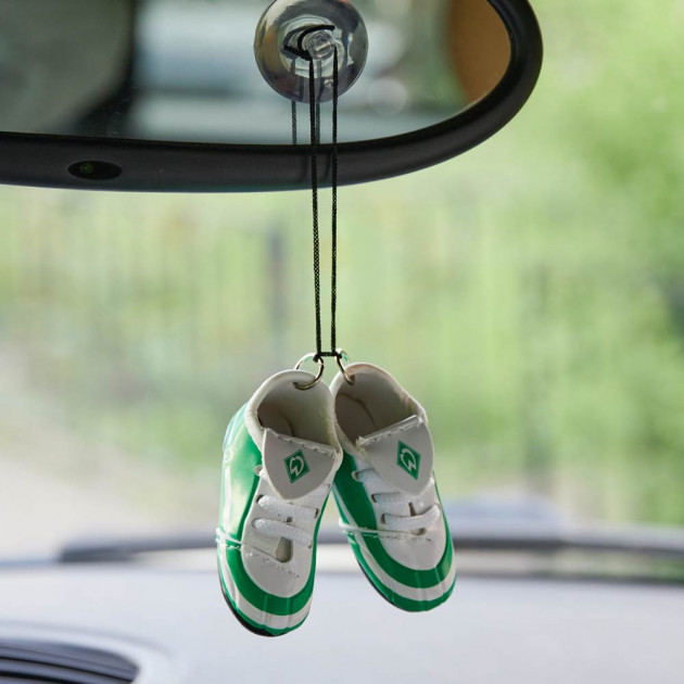 Werder Bremen Autospiegel Schuhe Minischuhe mit Sauger
