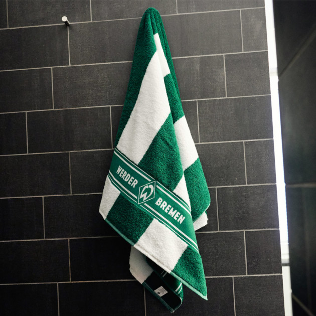 70 x 140 cm SV Werder Bremen Duschtuch "Raute" grün 