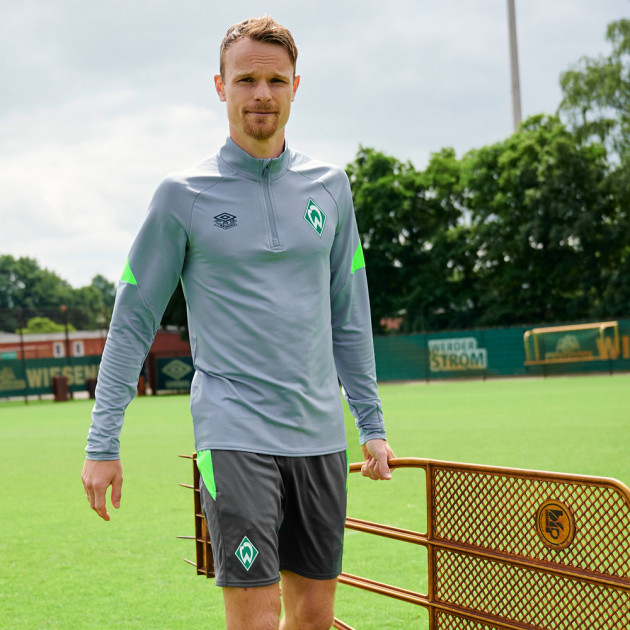 Umbro Herren SV Werder Bremen Home Change Shorts 2020 2021 kurze Hose grün 
