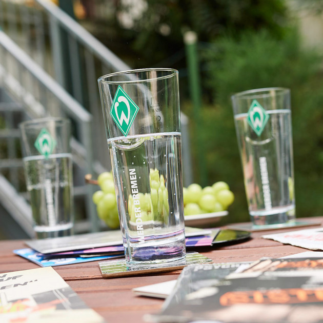 SV Werder Bremen Wasserglas Raute