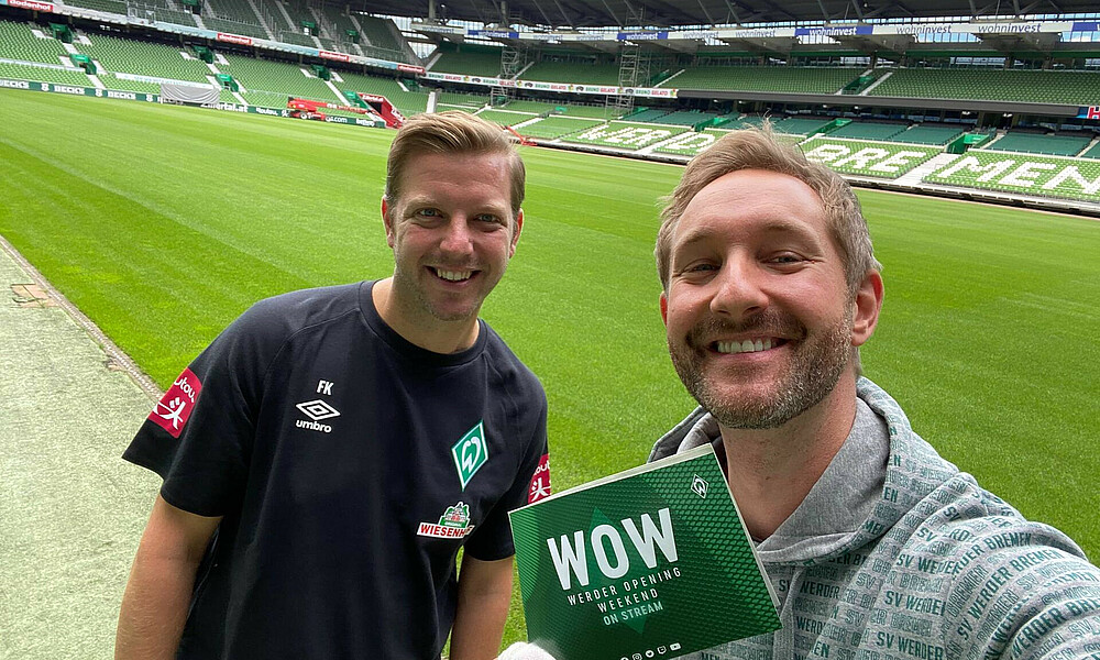 Kohfeldt Moderiert Chong Crasht Teamprasentation Sv Werder Bremen