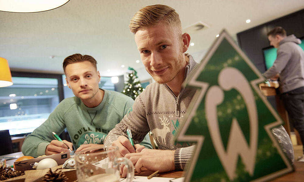 So feiern die WerderProfis Weihnachten SV Werder Bremen