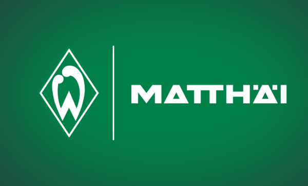 The Werder badge next to a Matthäi logo on a green background' data-src='https://werdercdn.azureedge.net/typo3temp/assets/_processed_/4/e/csm_c3425d18da464e5cf9134bbcfe8b081f749508a3-fp-600-362-6-17_86f7397d09.png