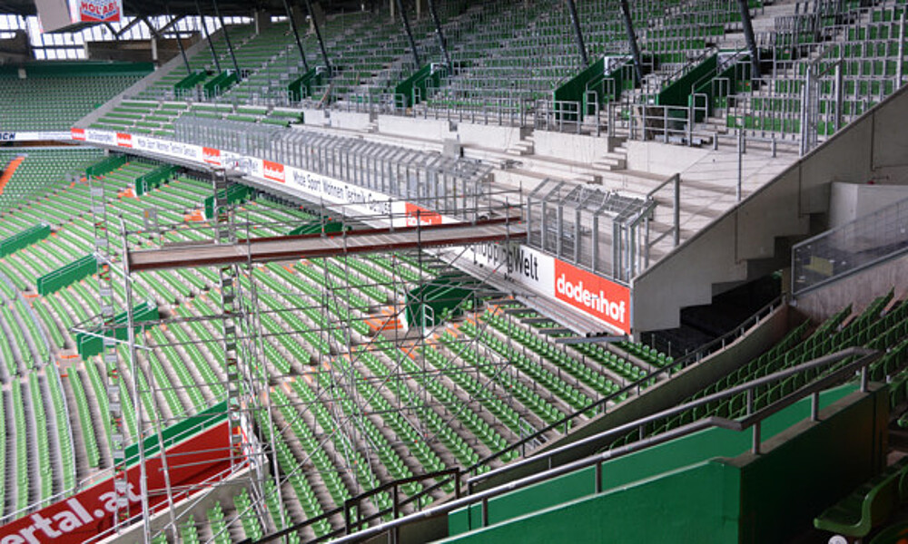 Umbau Des Gästebereichs Im Weser-Stadion | SV Werder Bremen